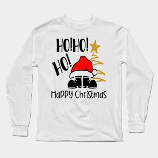 Ho! Ho! Ho! Happy Christmas. Long Sleeve T-Shirt